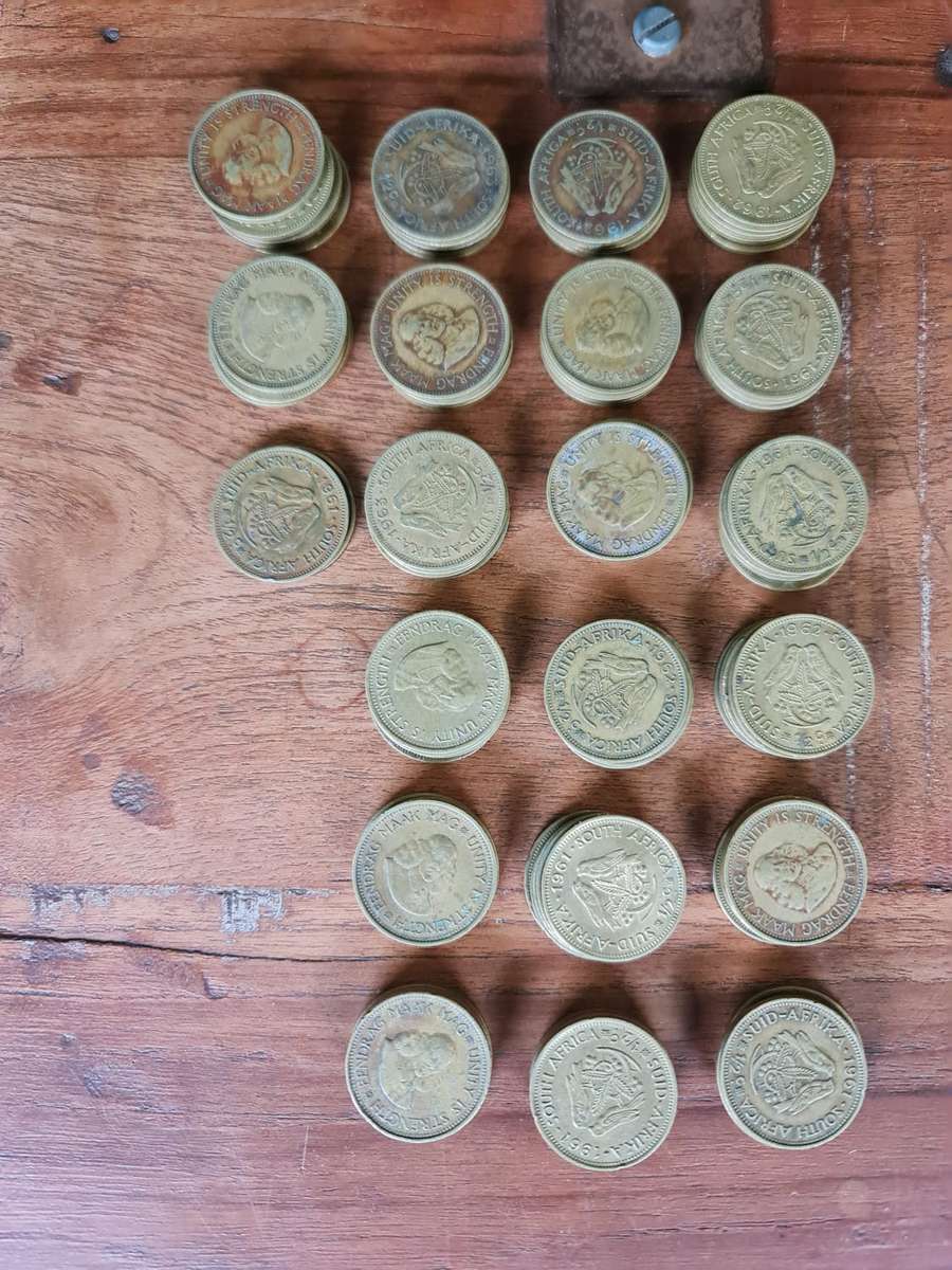 1960s Half Cent Coins