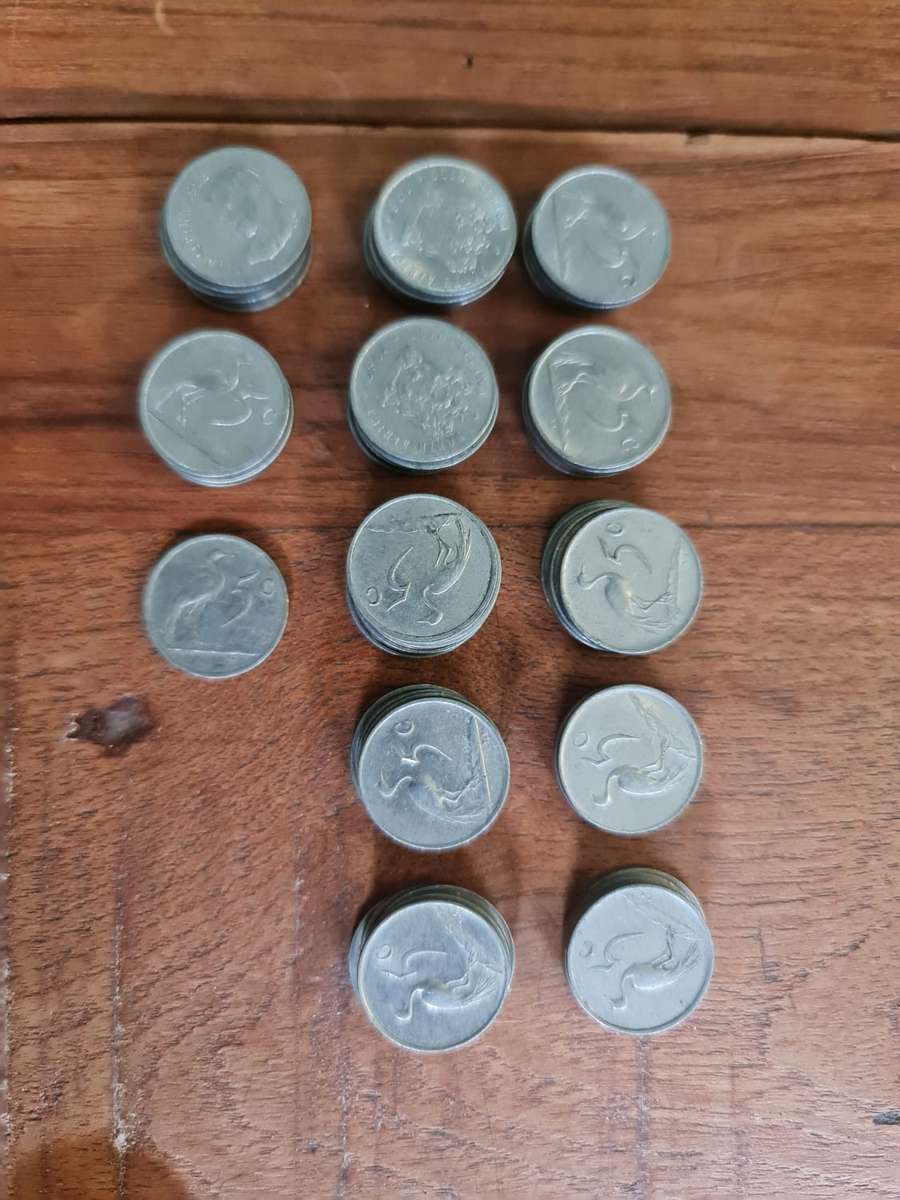 1970s 5 Cent Coins
