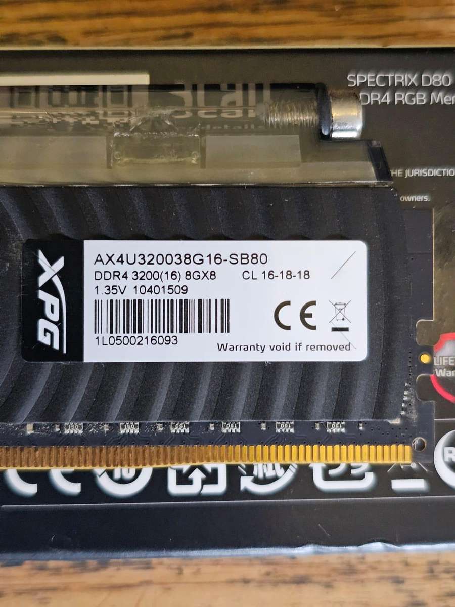 ADATA XPG SPECTRIX D80 Ram 2 x 8gb