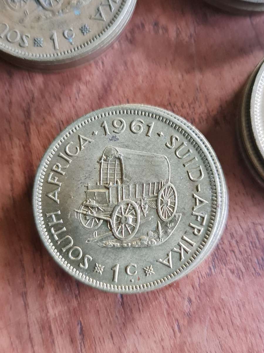 1960s 1 Cent coins