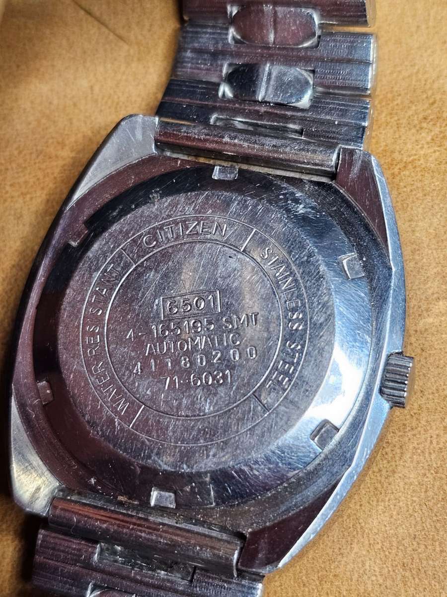 Vintage Citizen Automatic with faceted crystal