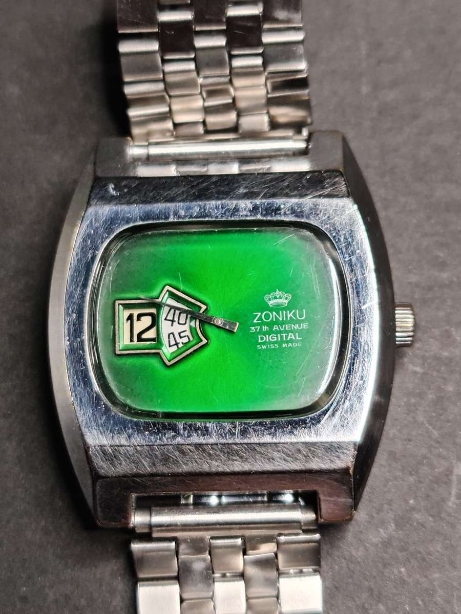 Vintage Swiss Zoniku Jump Hour