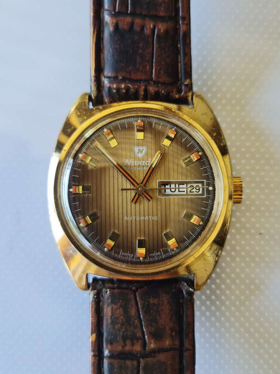 Vintage Nivada Compesamatic Automatic Swiss Watch