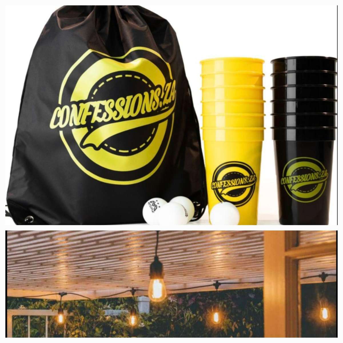 Litehouse Festoon Bulb String Lights - Bulb, Free Confessions.za Beer Pong Set Worth R599