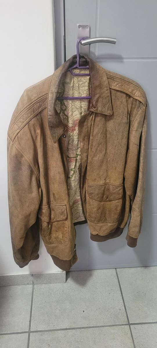Greg Adams Brown Leather Jacket