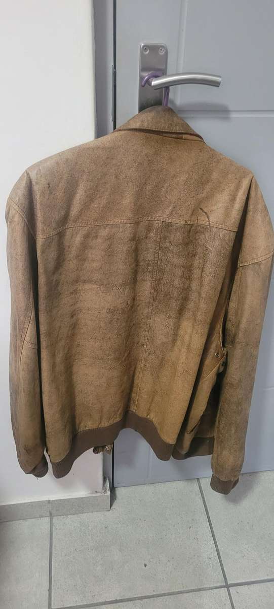 Greg Adams Brown Leather Jacket