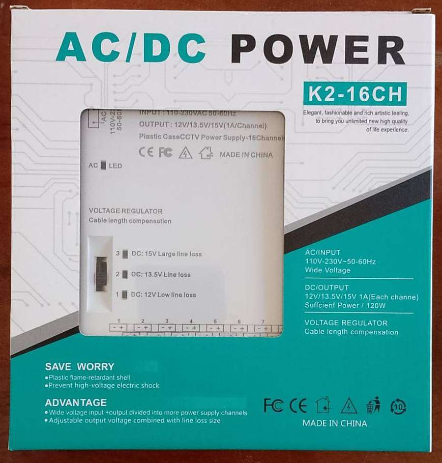 16 Channel CCTV Power Supply unit