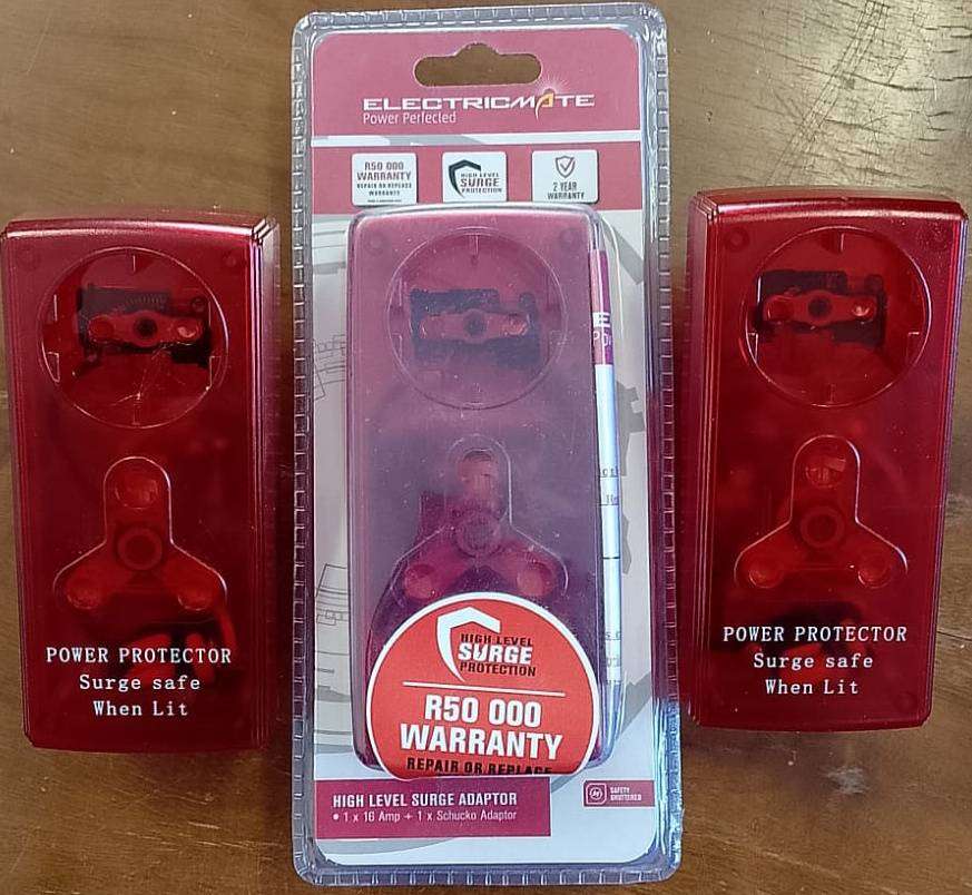 3 x Surge protection Plugs (3 for 1 price)