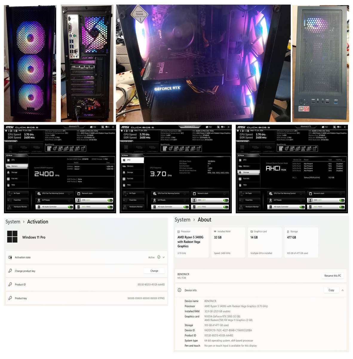 AMD Box - RTX 3060 Graphics card