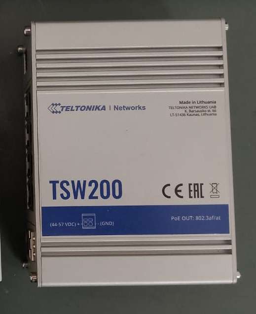 8 Port Teltonika TSW200 Industrial Switch 2x SFP