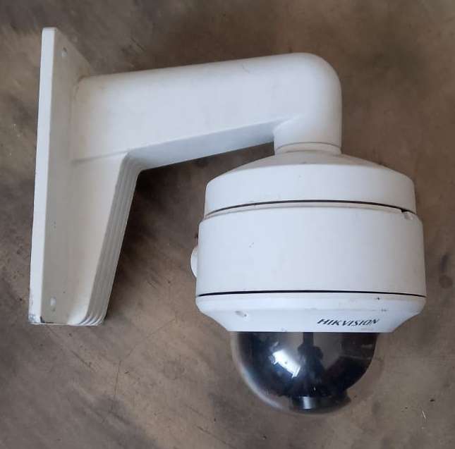 3 x Hikvision Dome cameras - on Mounting brackets