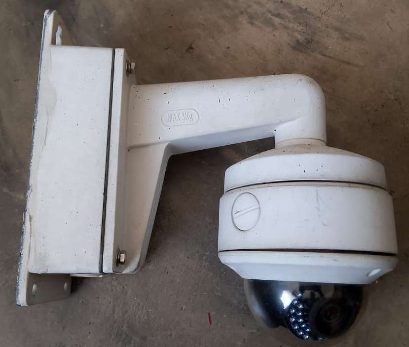 3 x Hikvision Dome cameras - on Mounting brackets