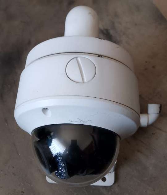 3 x Hikvision Dome cameras - on Mounting brackets