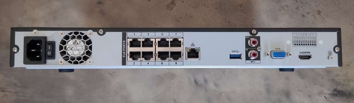 8CH Dahua NVR - DHI-NVR4208-8P-4KS2 - With 2TB HDD
