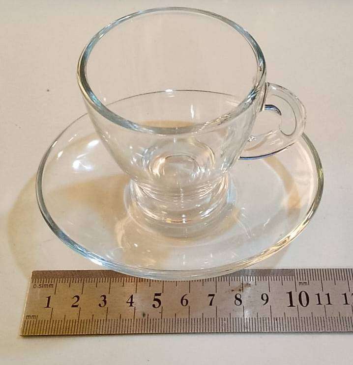 Lot of 6 Espresso Cups and Saucers