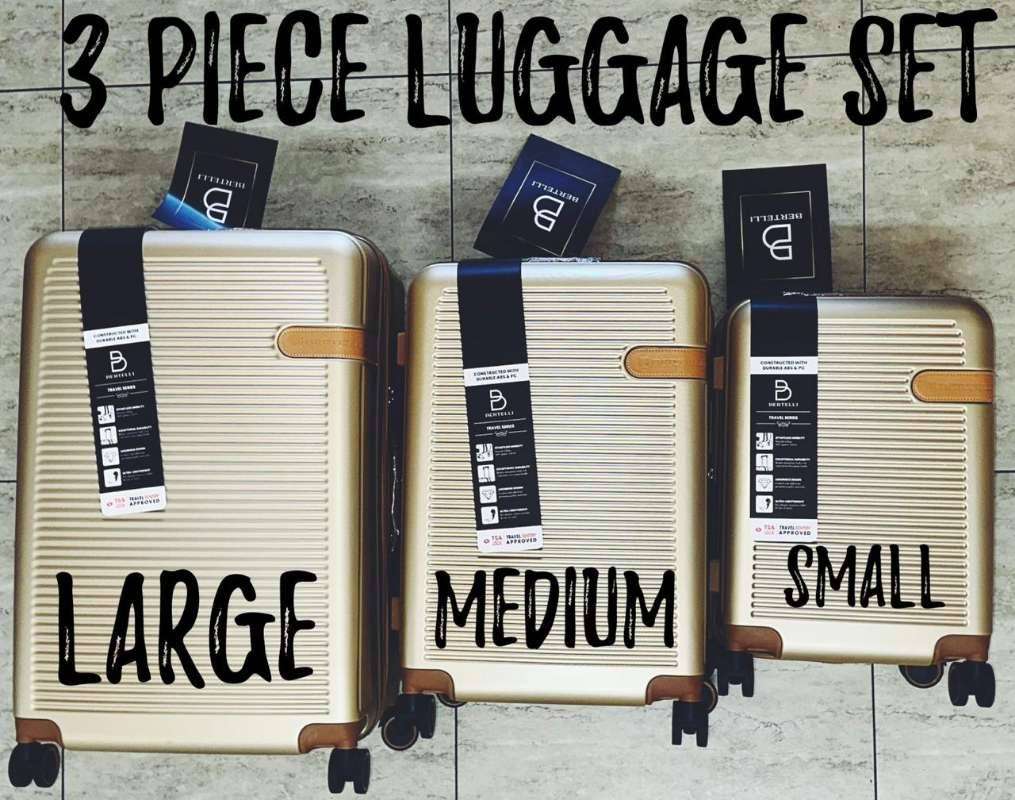 Bertelli suitcase 3 piece