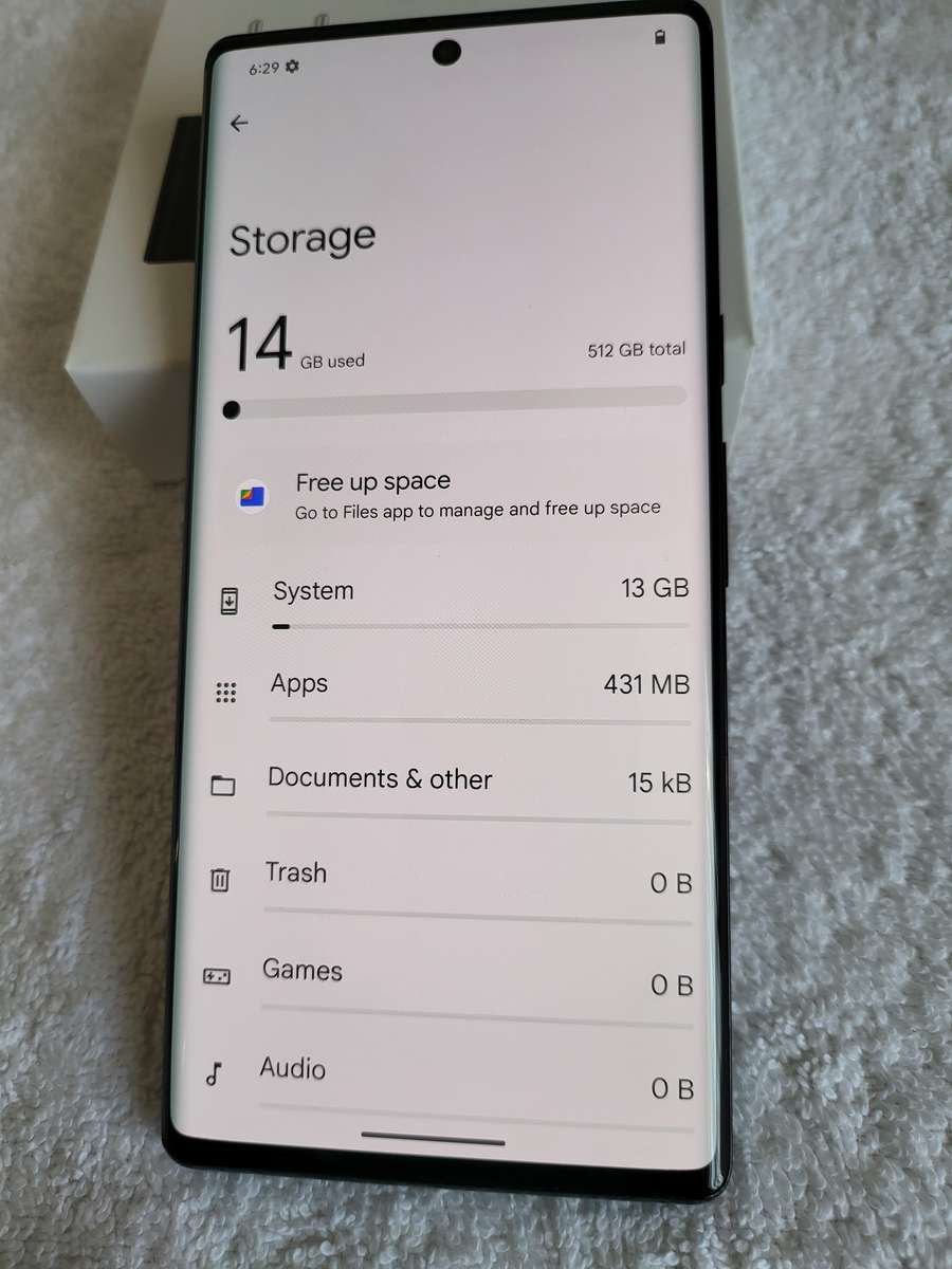 Google Pixel - 6 Pro - 512GB - All Networks - Stormy Black - EXCELLENT CONDITION - Read