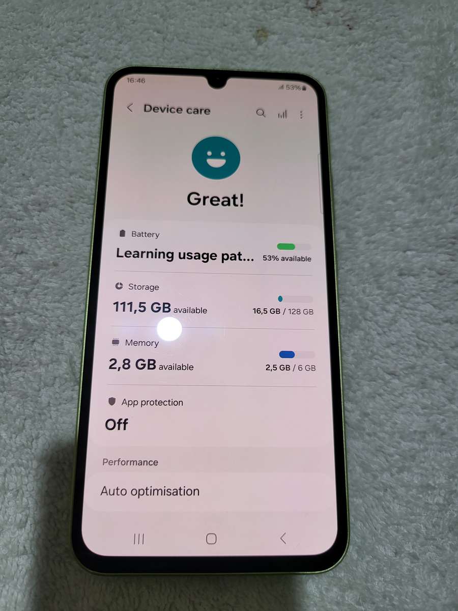 Samsung Galaxy - A34 - 5G - Dual Sim - 128GB - Lime - Excellent Condition - With Extras
