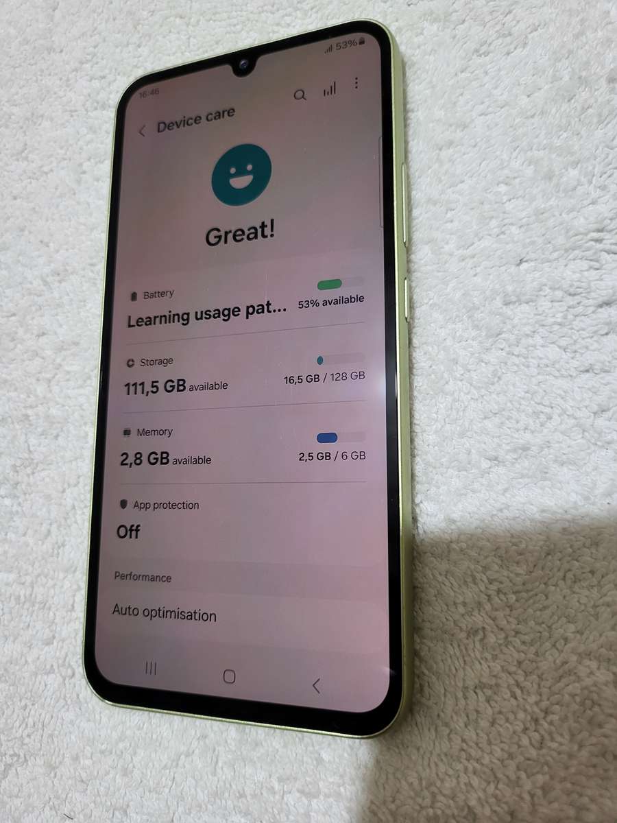 Samsung Galaxy - A34 - 5G - Dual Sim - 128GB - Lime - Excellent Condition - With Extras