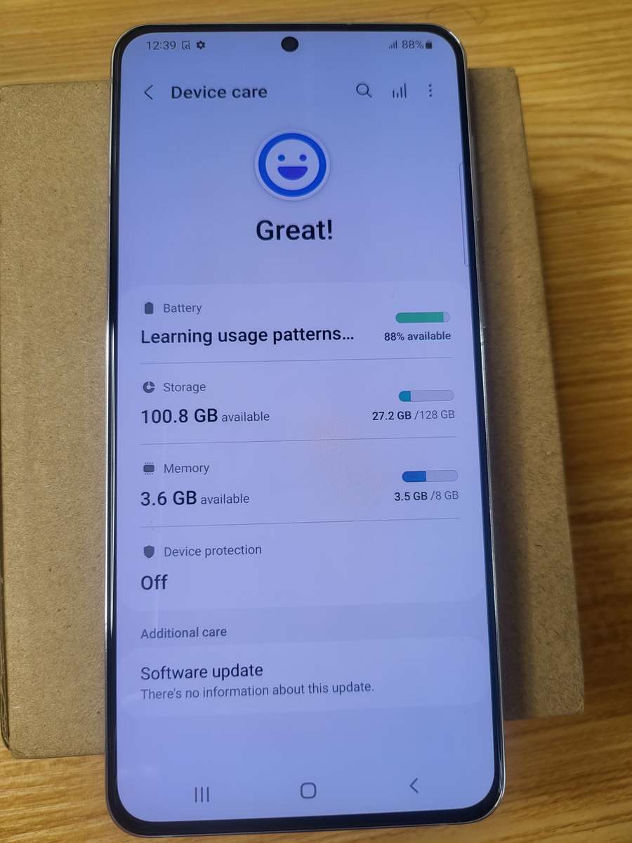 Samsung Galaxy - S21 Plus - 5G - 128GB - Dual Sim - Phantom Silver - Excellent Condition - Extras