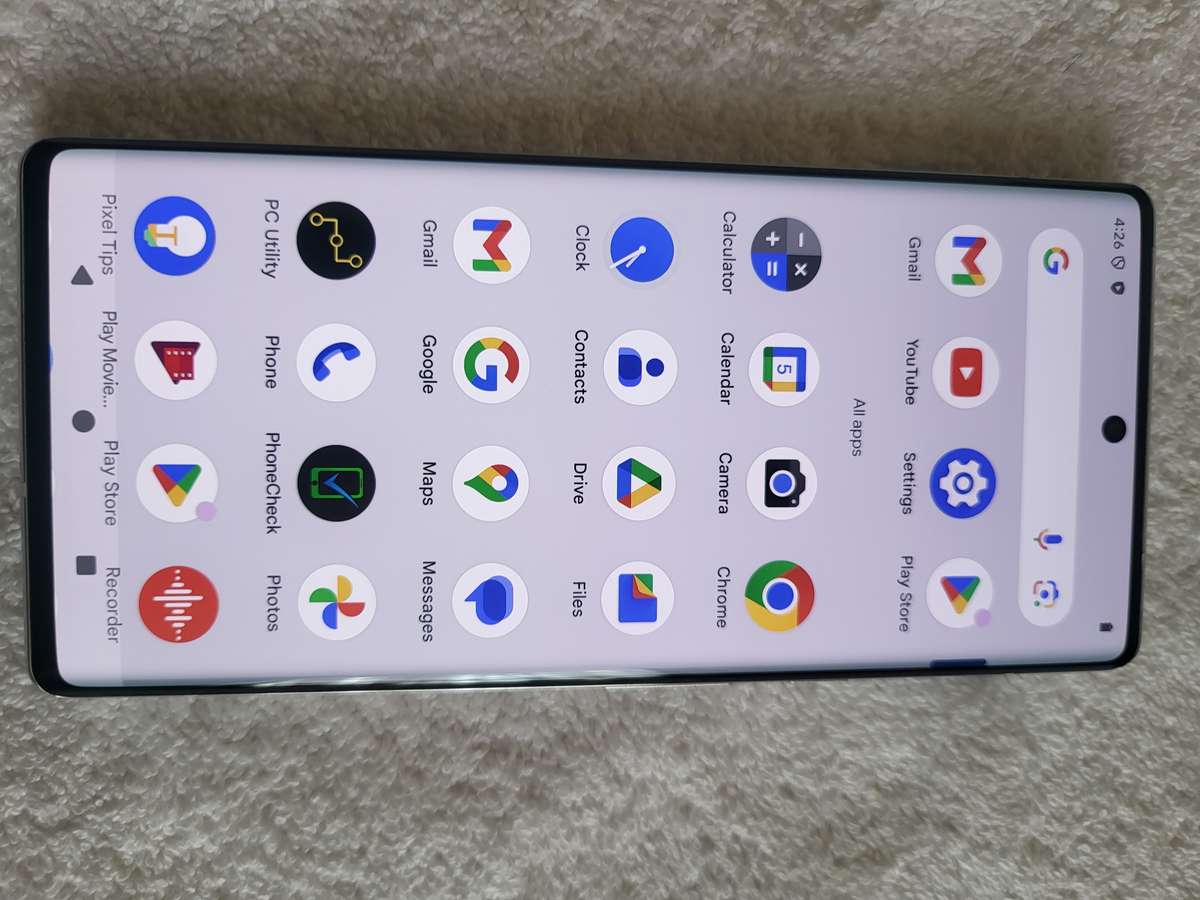 Google Pixel - 6 Pro - 256GB - All Networks - Cloud White - Pristine Condition