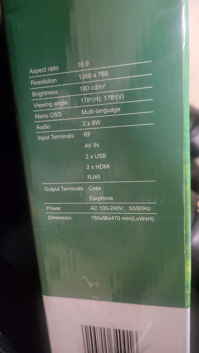 Ecco | 32" | LED | Smart TV | Brand New