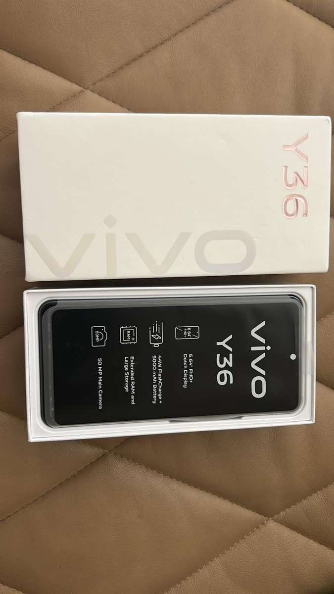 Vivo | Y36 | Black | 256GB | Dual Sim | New Open Box