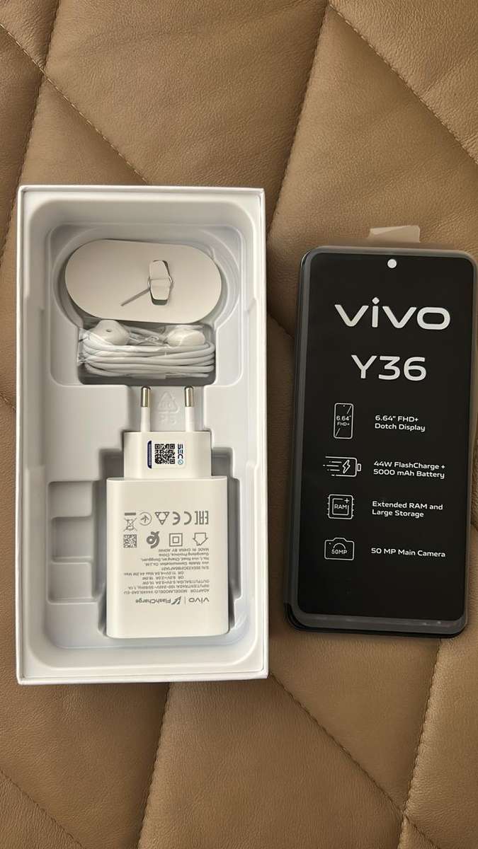 Vivo | Y36 | Black | 256GB | Dual Sim | New Open Box