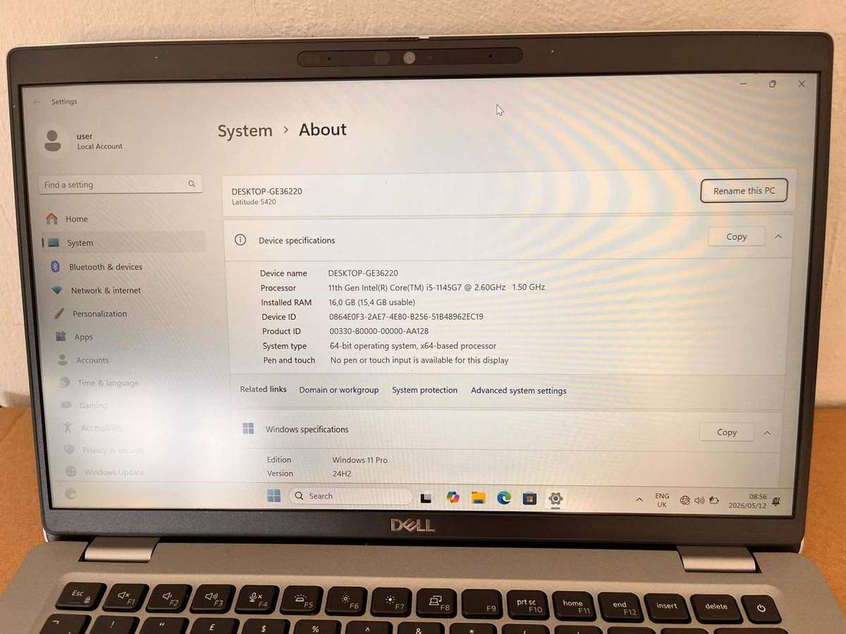 Dell Latitude 5420 | i5 11th Gen | 16GB RAM | 256GB SSD | Very Good Condition