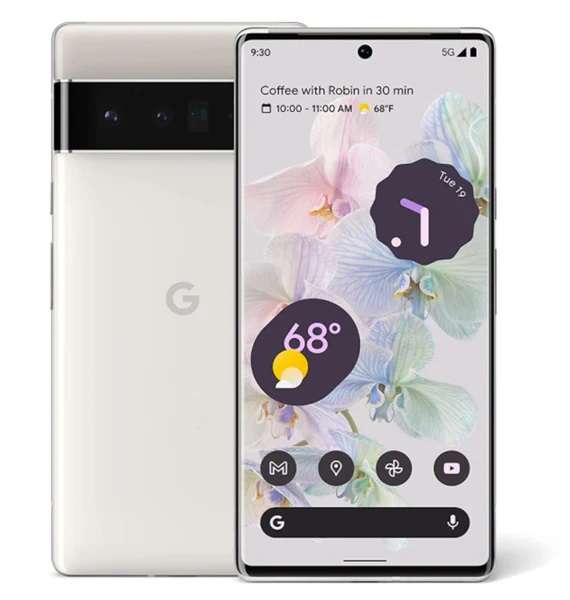 Google Pixel - 6 Pro - 256GB - All Networks - Cloud White - Pristine Condition