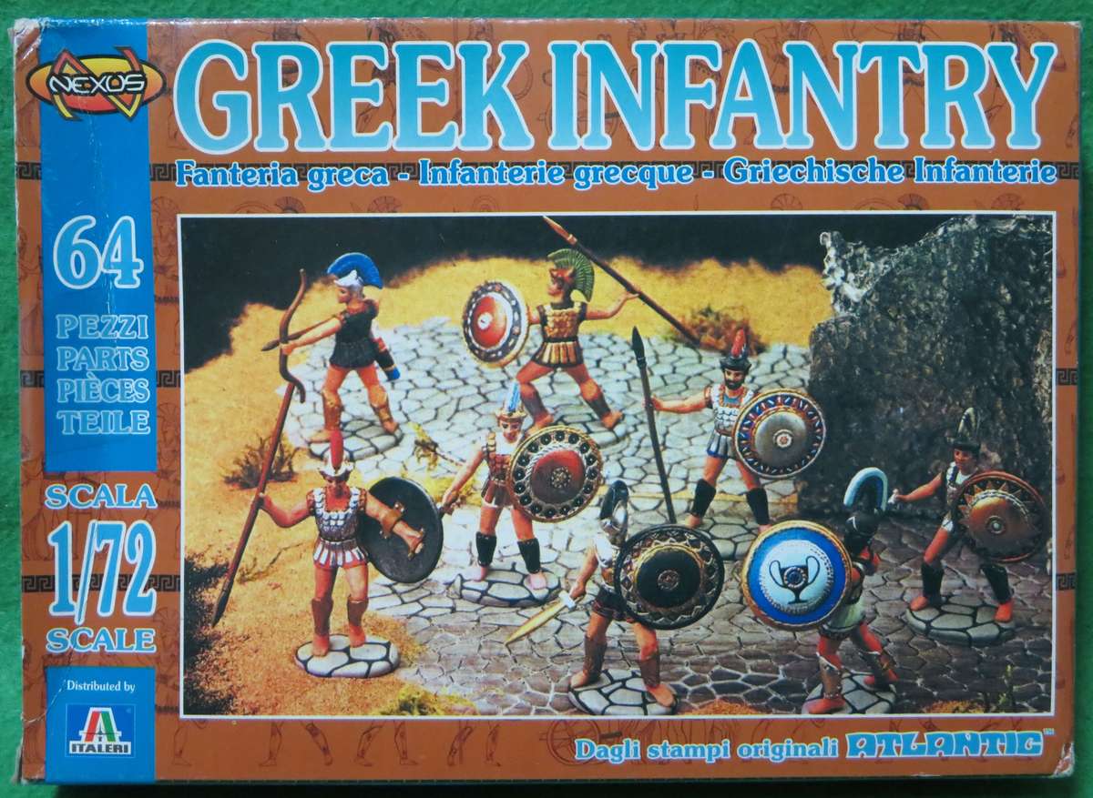 **Nexos/Italeri**Model kit**Greek Infantry (64 Parts))**Vintage**Scale 1/72**