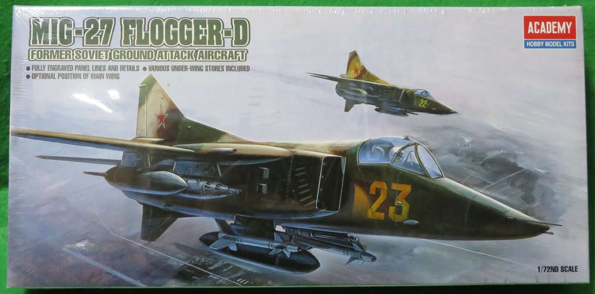 **Academy**Model kit**MIG-27 Flogger -D**Scale 1:72**Box still sealed**