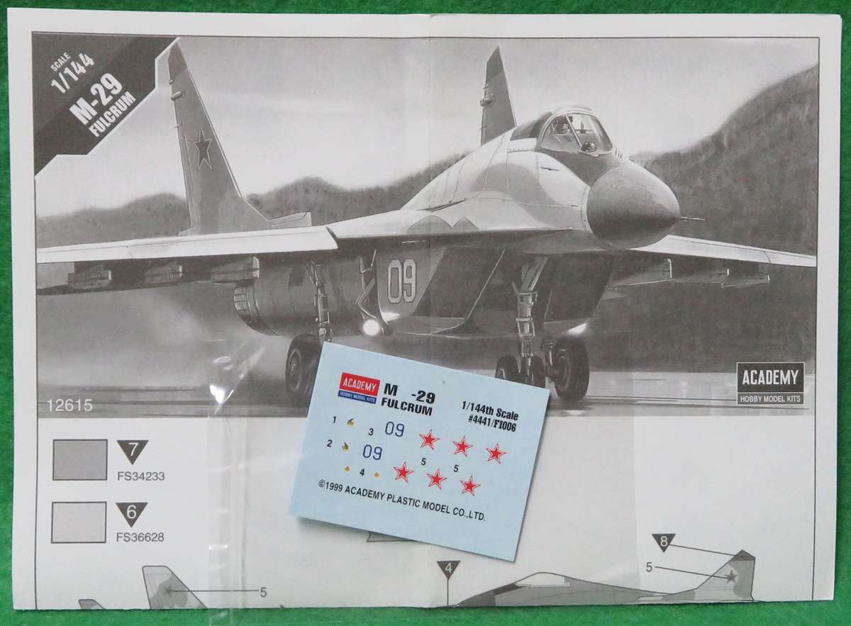 **Academy**Model kit**Mig 29 - Fulcrum**Vintage**Scale 1/144**