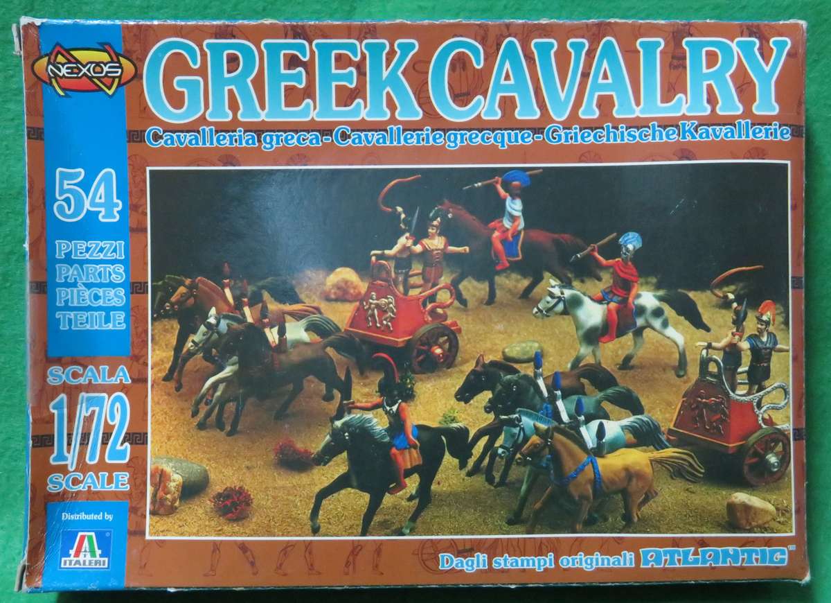 **Nexus**Model kit**Greek Cavalry (54 Parts)**Vintage**Scale 1/72**