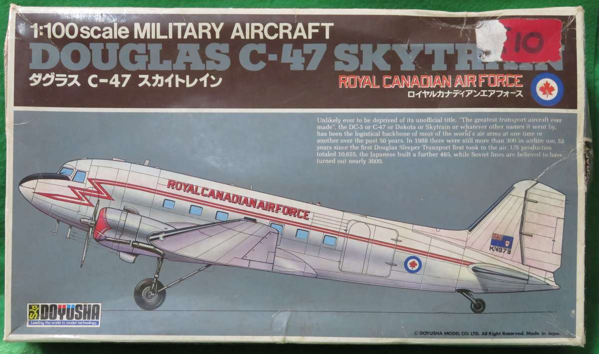**DOYUSHA**Model kit**Douglas C-47 Skytrain**Vintage**Scale 1:100**