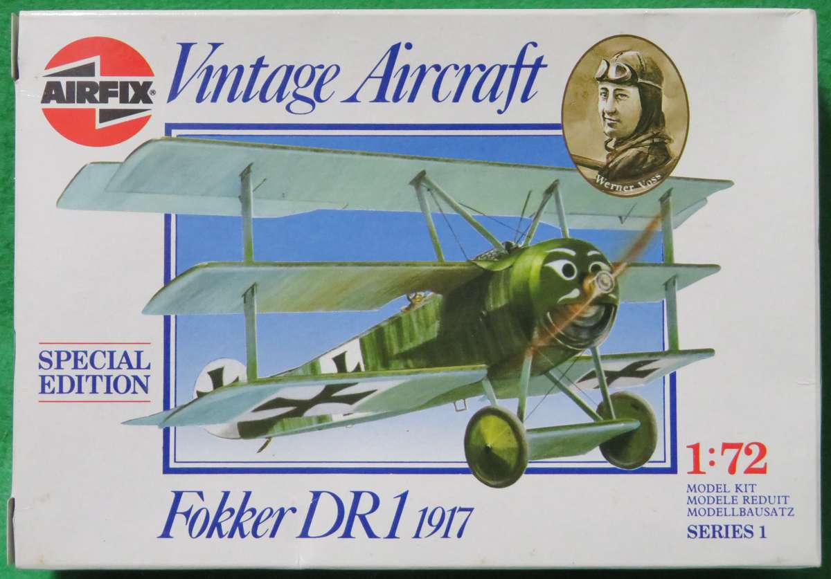 **Airfix**Model Kit**WWI Fokker DR1 Triplane - 1917**Vintage**Scale 1/72**Special Edition**