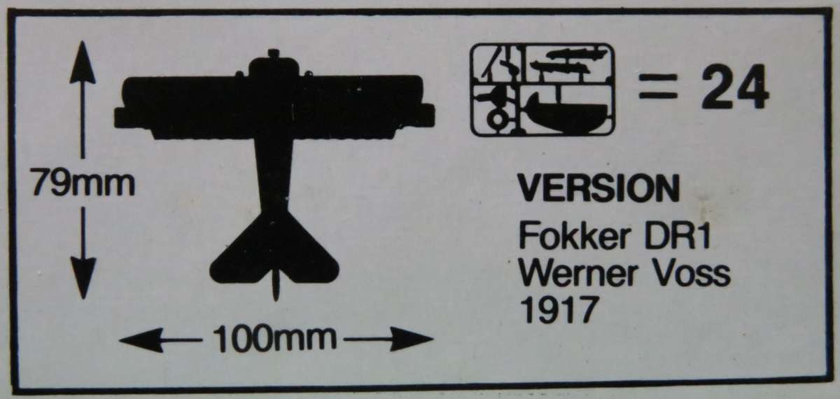 **Airfix**Model Kit**WWI Fokker DR1 Triplane - 1917**Vintage**Scale 1/72**Special Edition**