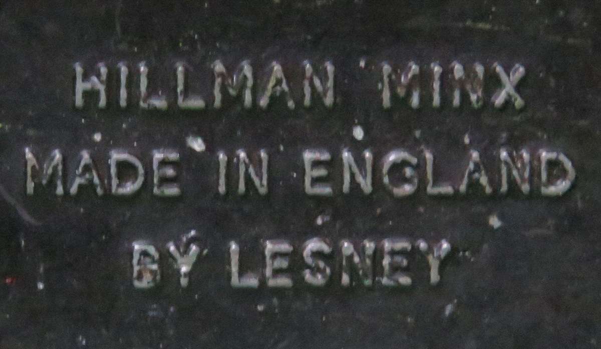 Matchbox Moko Lesney**No. 43**Hillman Mix**Made in England**