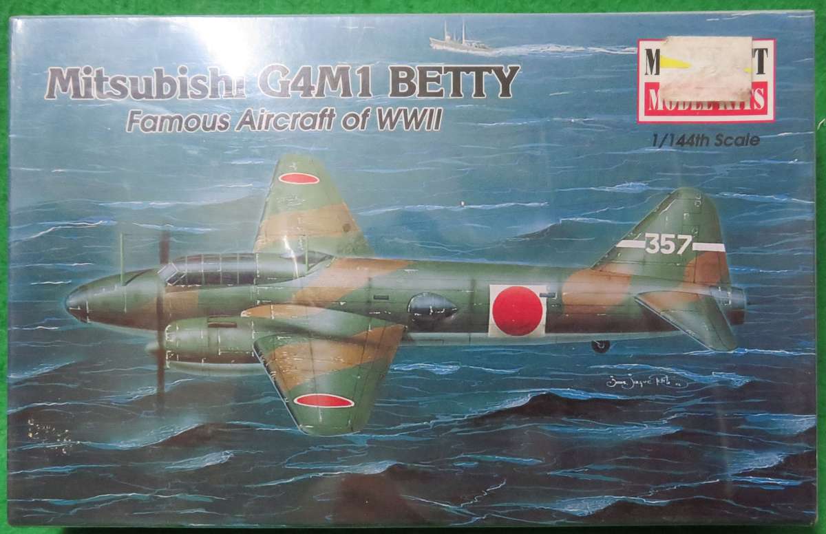 **Academy**Model kit**Mitsubishi G4M1 (Betty)**Vintage 1997**1/144**Box still sealed**