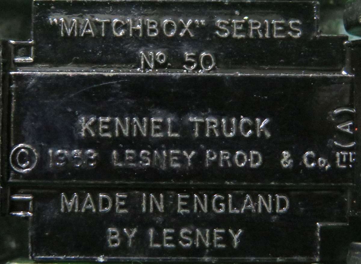 **Matchbox Lesney No.50**Ford - Kennel Truck**1971**Vintage**Excellent condition**With 4 Doggies**
