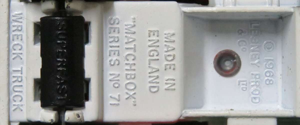 **Matchbox Lesney No.71**Ford - Heavy Wreck Truck**1968**Vintage**Excellent condition**