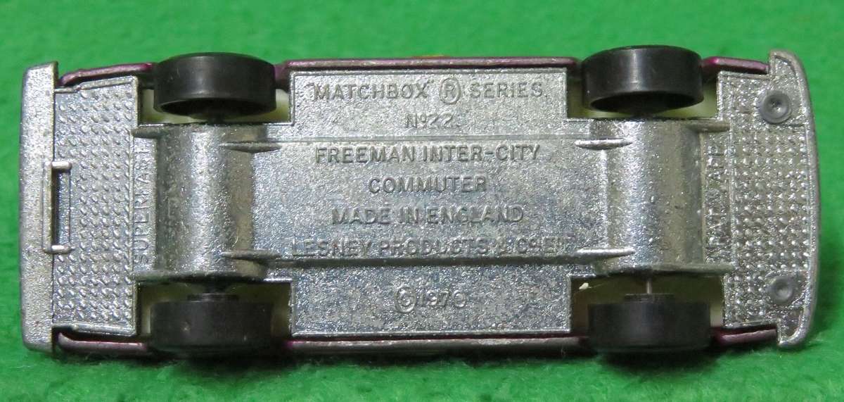Matchbox Lesney**No. 22**Freeman Inter-City Commuter**Made in England**1970**
