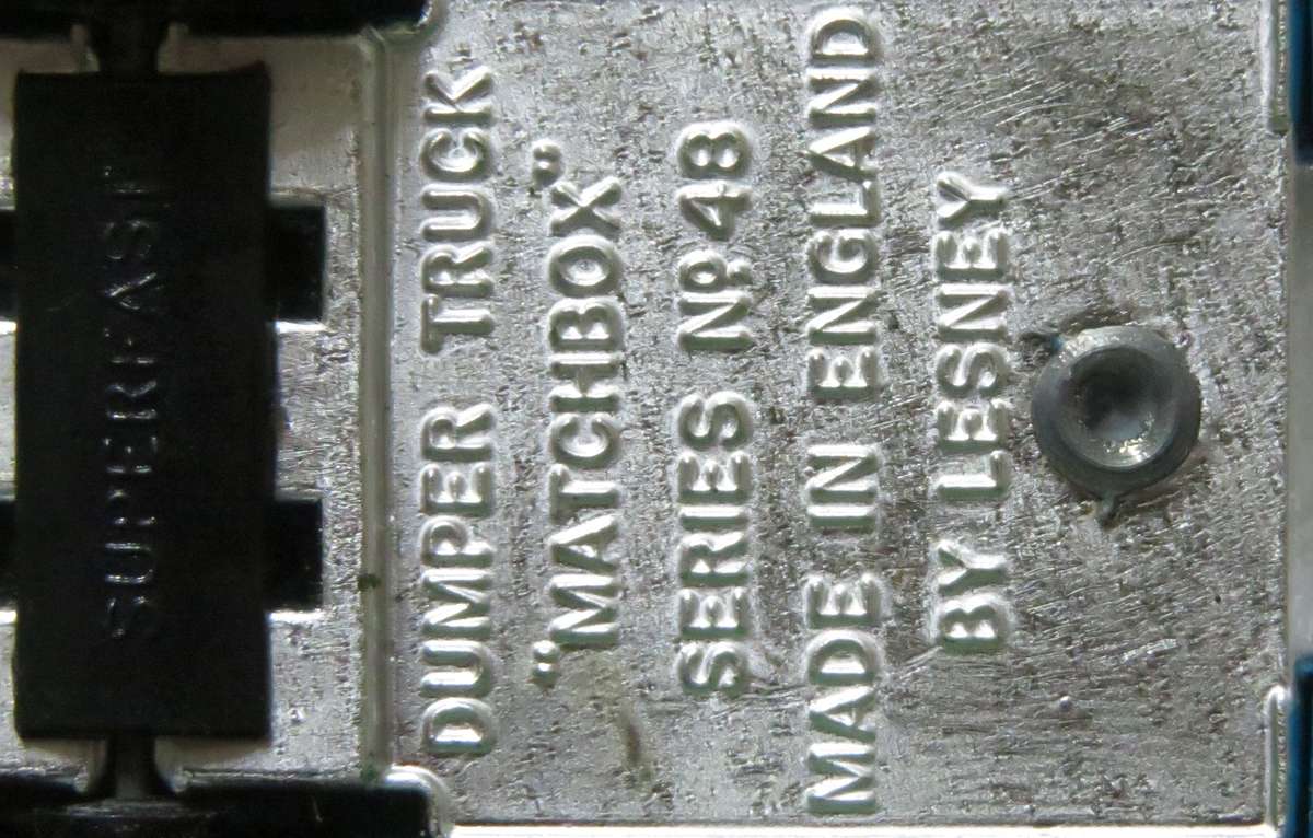 **Matchbox Lesney No.48**Dumper Truck**1971**Vintage**Near Mint condition**