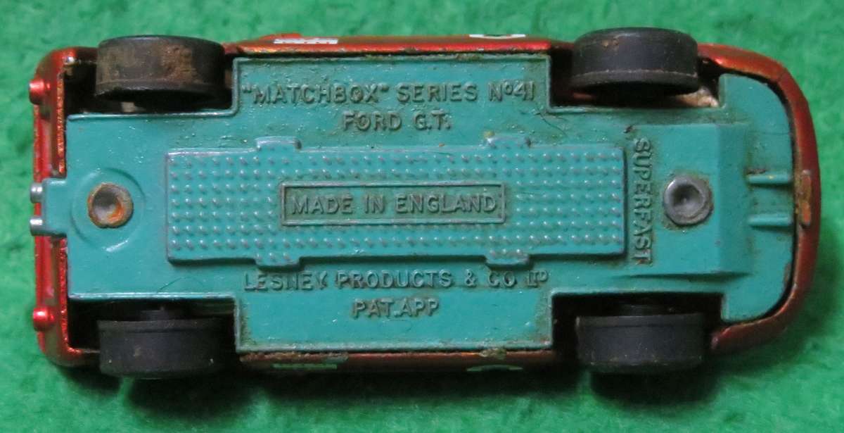 **Matchbox Lesney No.41**Ford G.T.**1971**Vintage**Excellent condition**