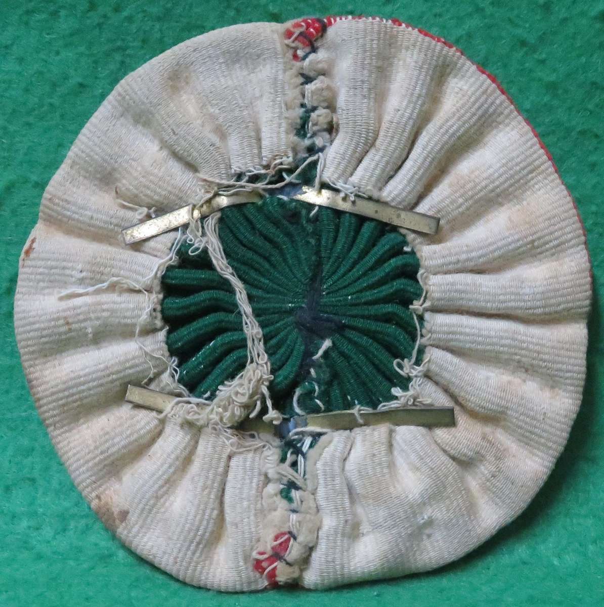 WWII Italian Army 158th Infantry Division Regiment Cap Badge Vintage