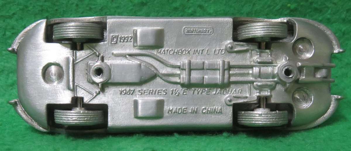 Matchbox DINKY**1967 Series 1½ E-Type Jaguar**1992**All metal model - pewter**1/43**