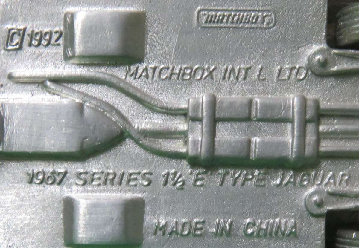 Matchbox DINKY**1967 Series 1½ E-Type Jaguar**1992**All metal model - pewter**1/43**