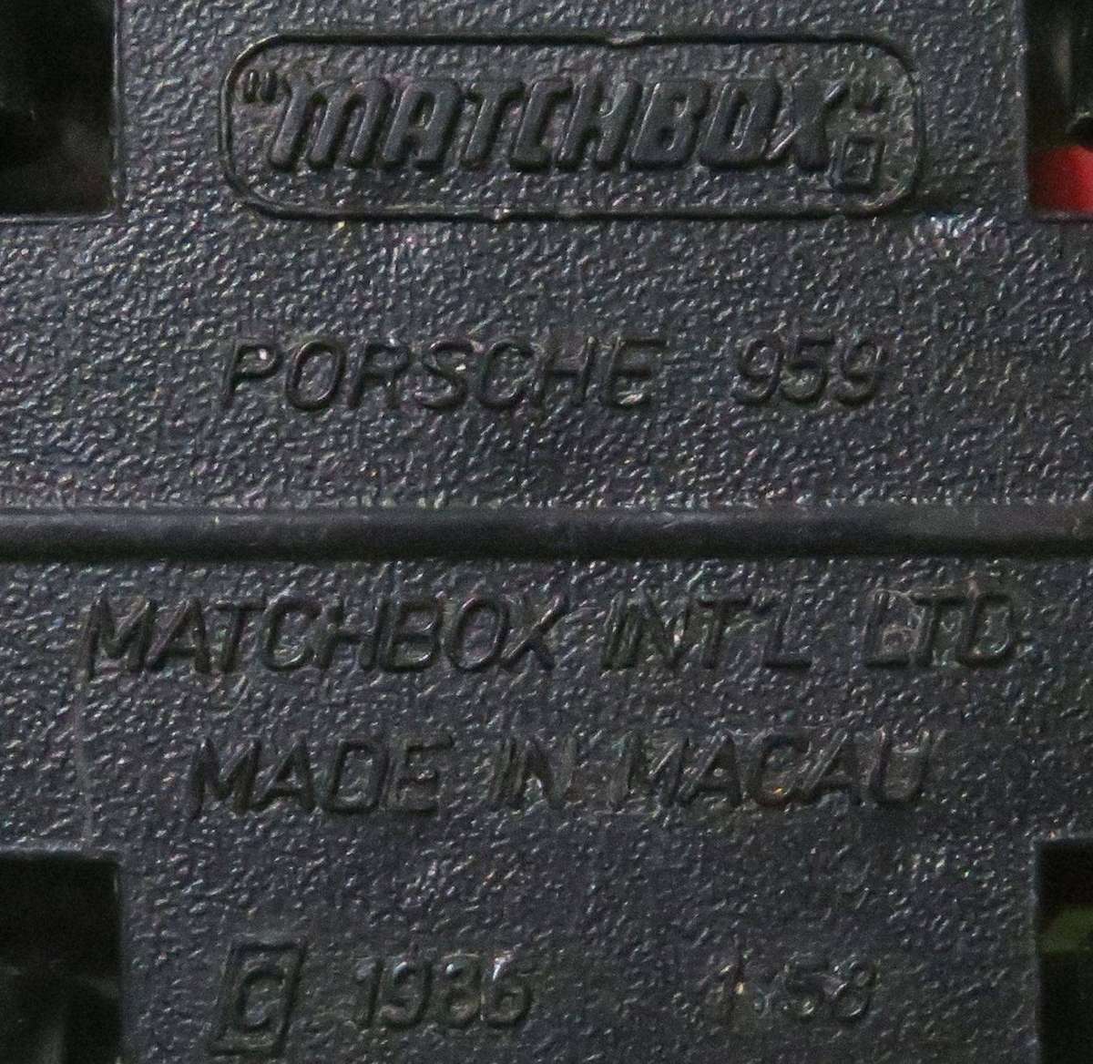 Matchbox Intl.**Porsche 959**Made in Macau**1986**