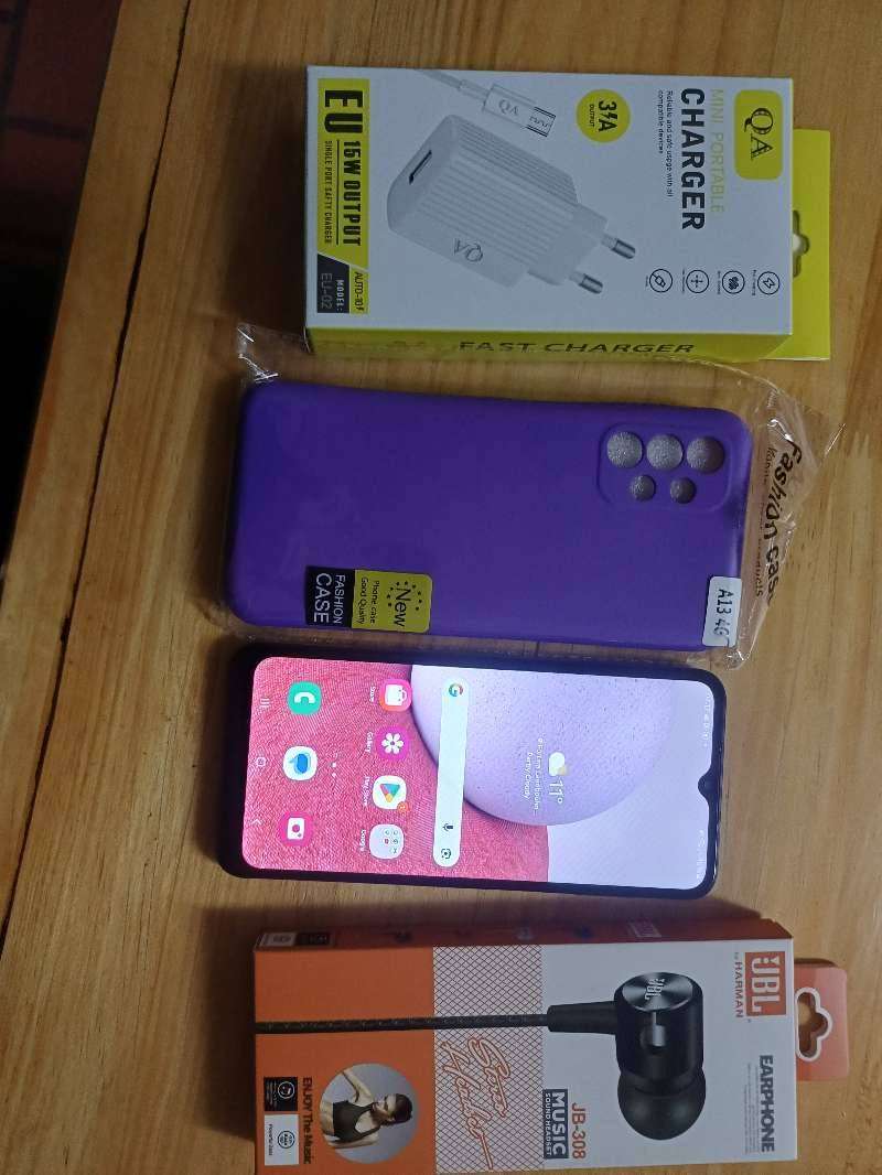 Samsung Galaxy A13 64GB Smartphone with 4GB RAM, Dual SIM, Camera & Accessories