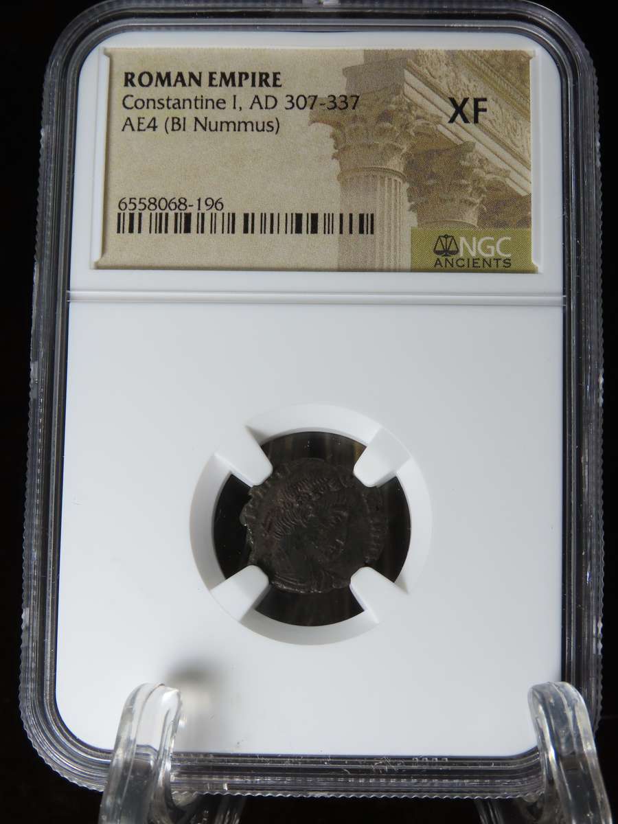 Constantine I The Great, 307 - 337 AD, NGC XF, Ancient Rome, Roman Coin